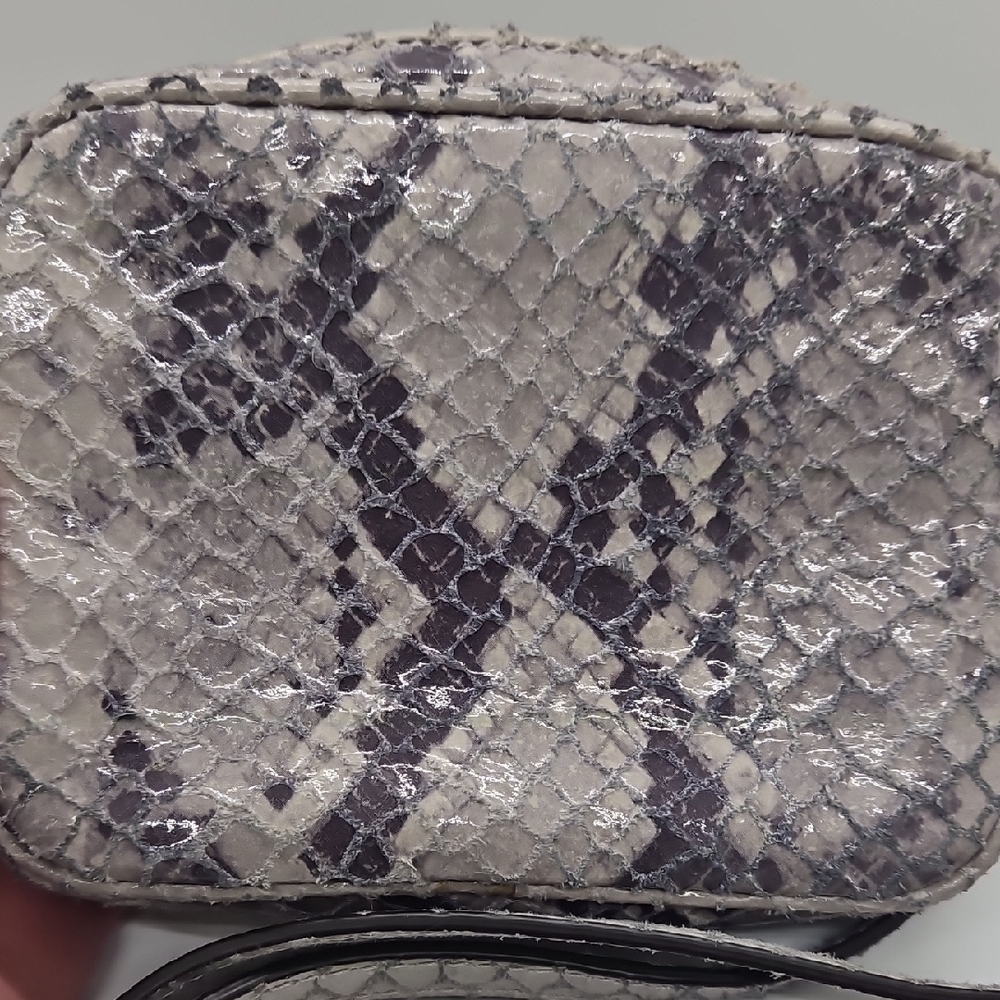 Michael Kors Python Pattern Crossbody Bag - Cream… - image 6